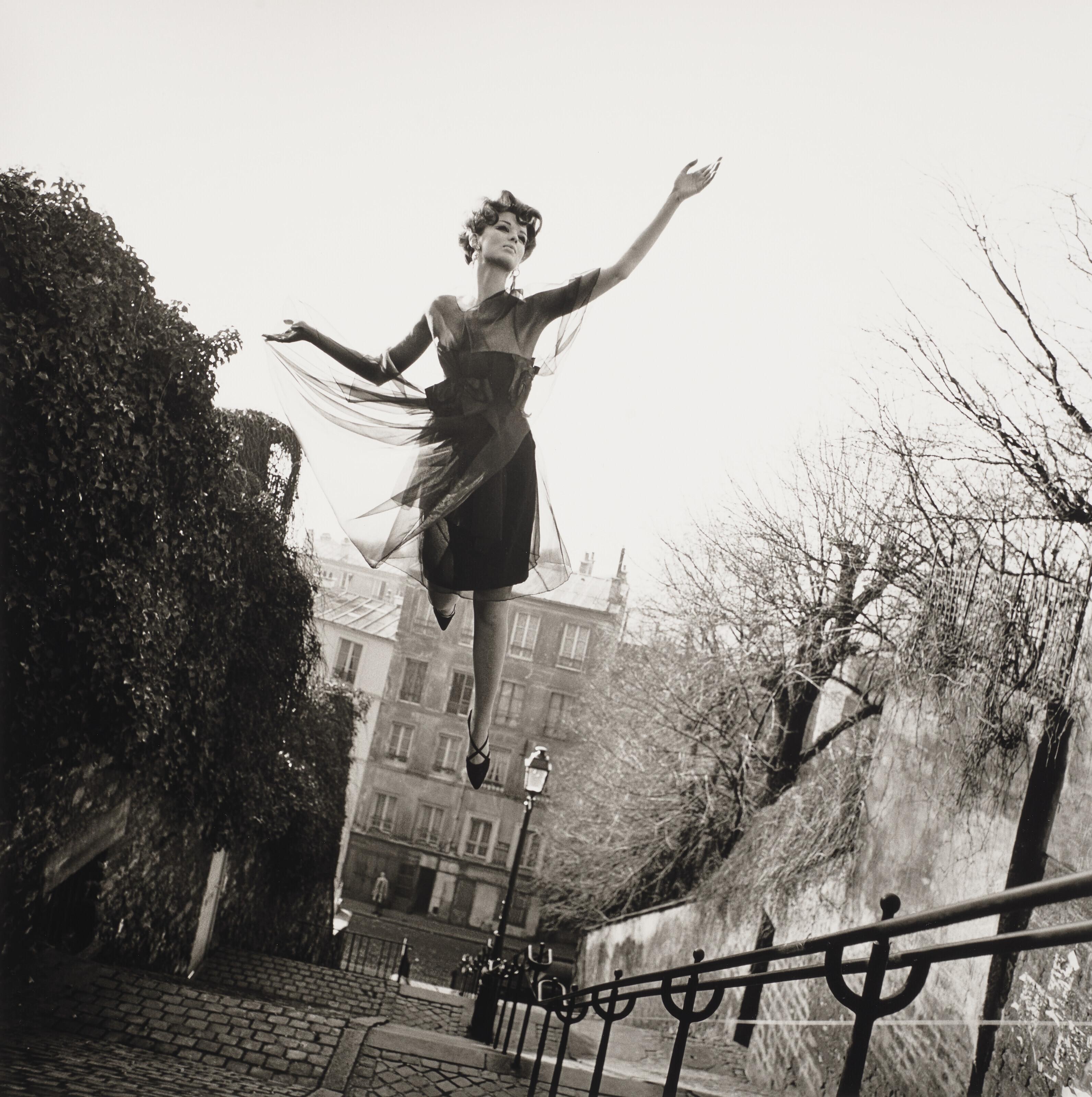 Melvin Sokolsky - Fly Stairs, Paris, 1965