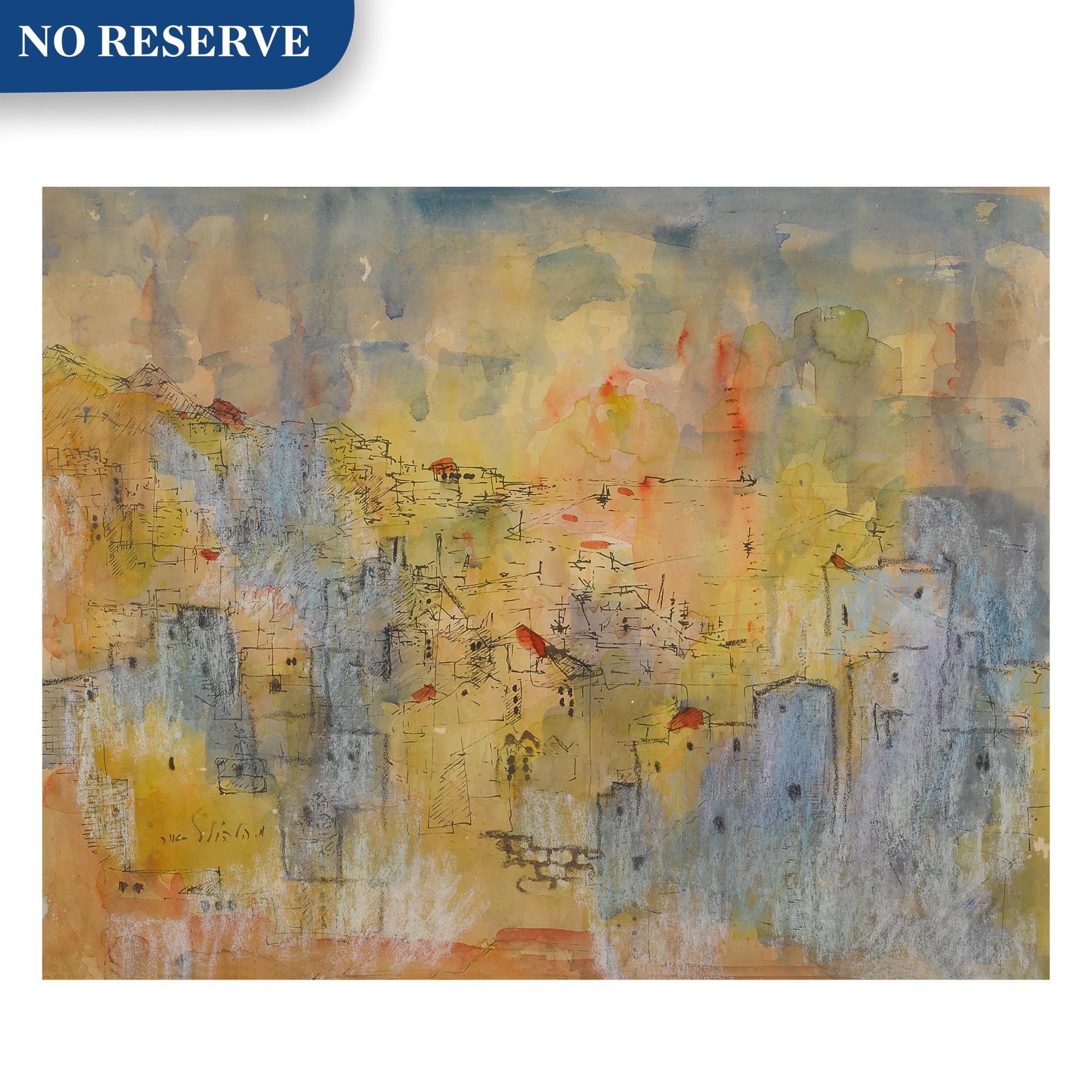 Menachem Helholz-Or - City with Coastline