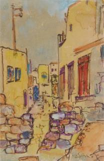 Menachem Helholz-Or - Street Scene
