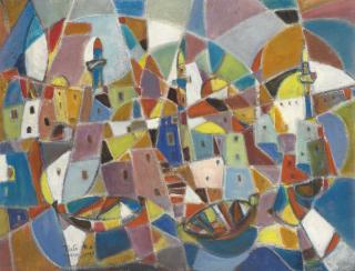 Menachem Helholz-or - Village by the Sea