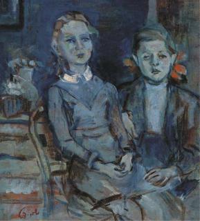 Menachem Schemi - Seated Children