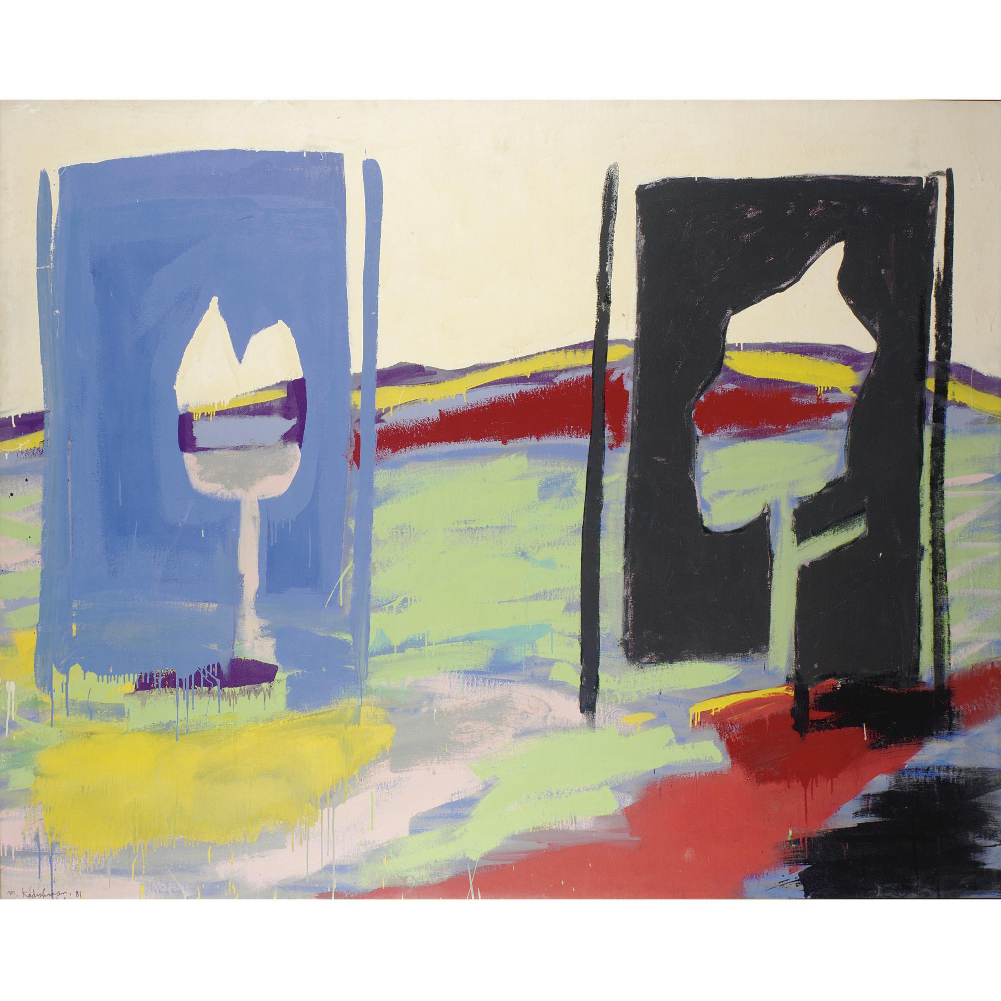 Menashe Kadishman - Cut-Out Trees