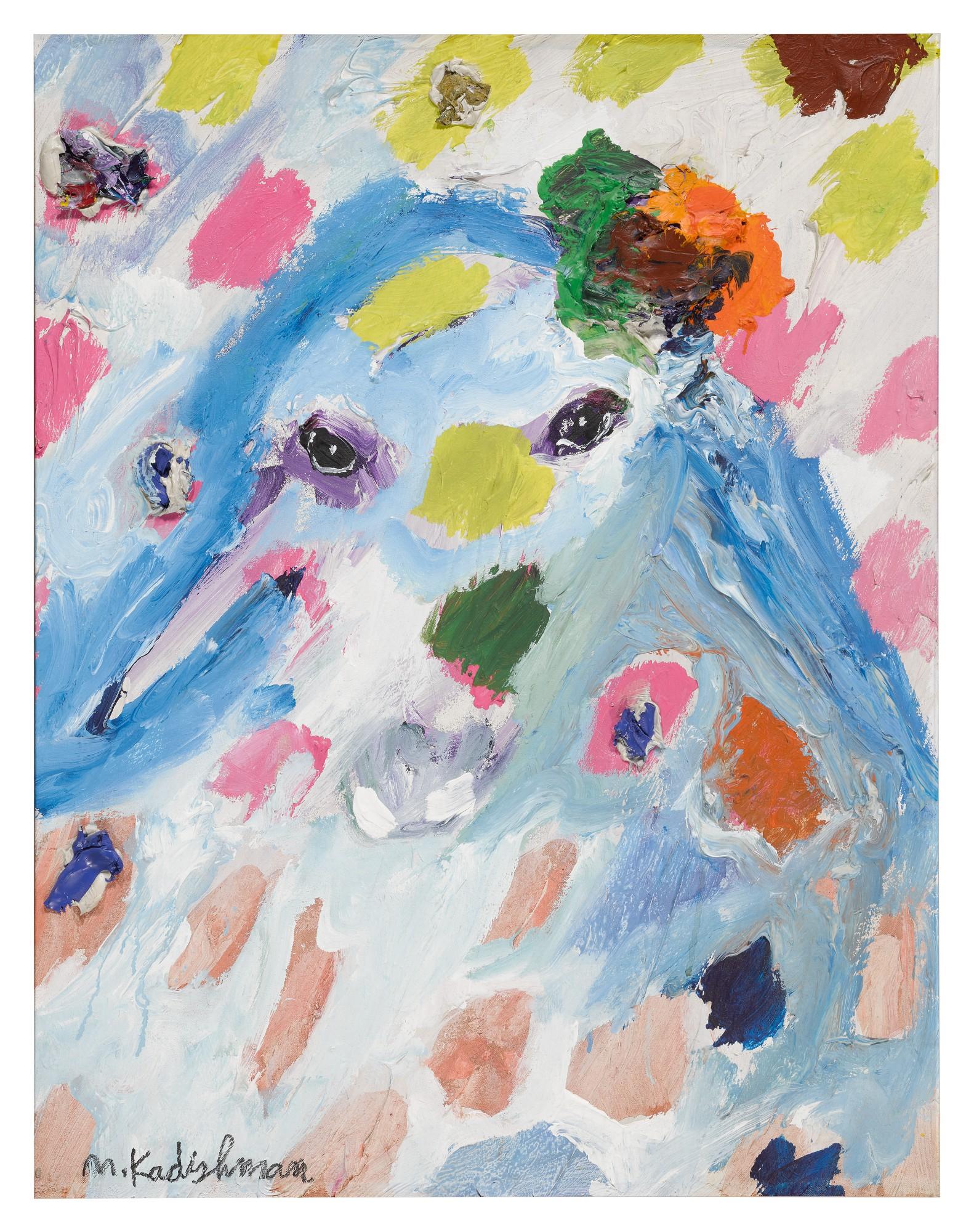 Menashe Kadishman - Head Of A Lamb