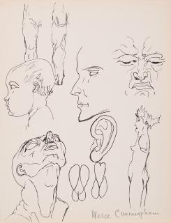 Merce Cunningham - Kopf- und Körperstudien.