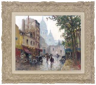 Merio Ameglio - La Place du Tertre, Paris