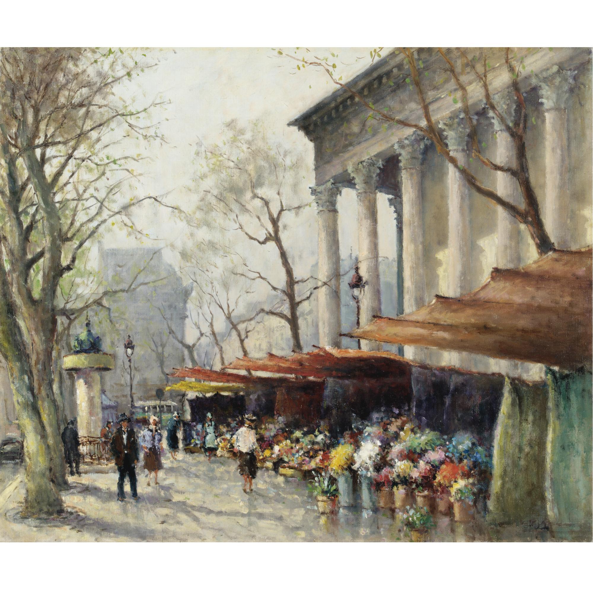 Merio Ameglio - Place De La Madeleine – Marche’ Aux Fleurs Paris