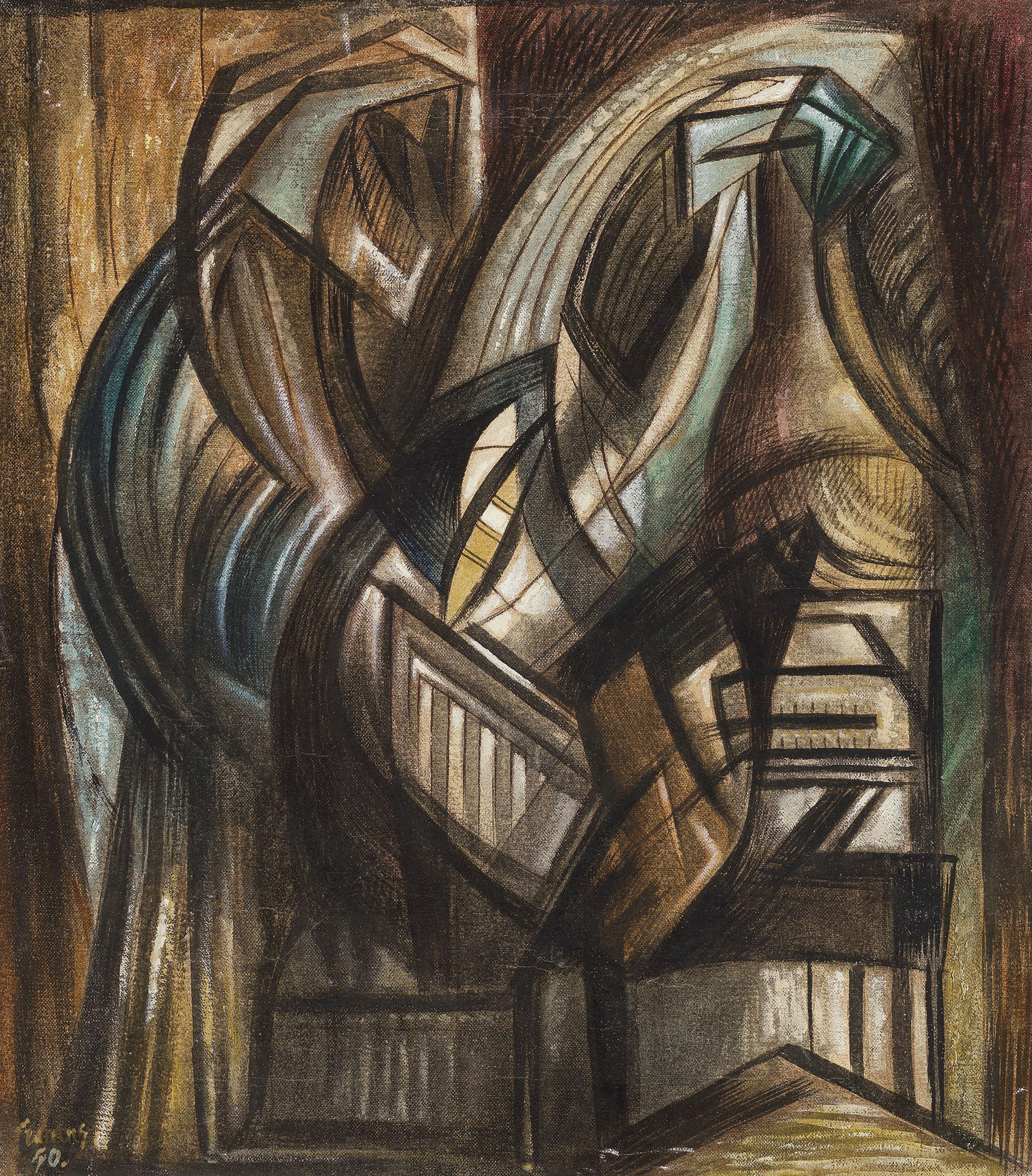 Merlyn Evans - Two Figures