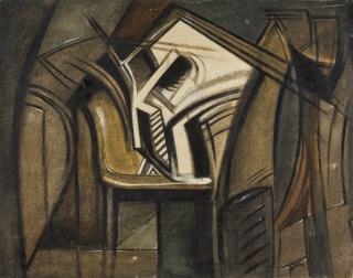 Merlyn Evans - Warehouse At Dusk