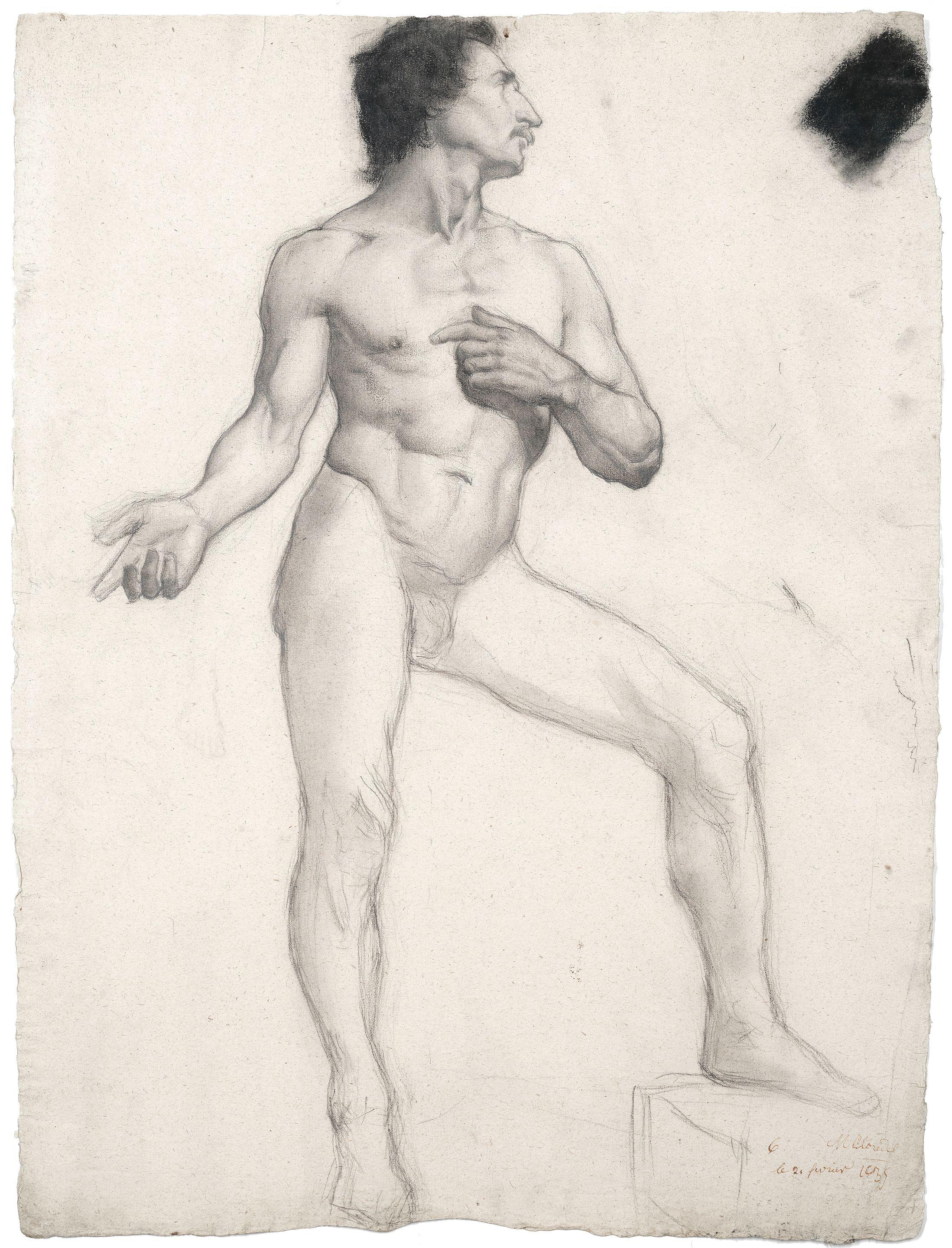 Merry-Joseph Blondel - Two preparatory studies