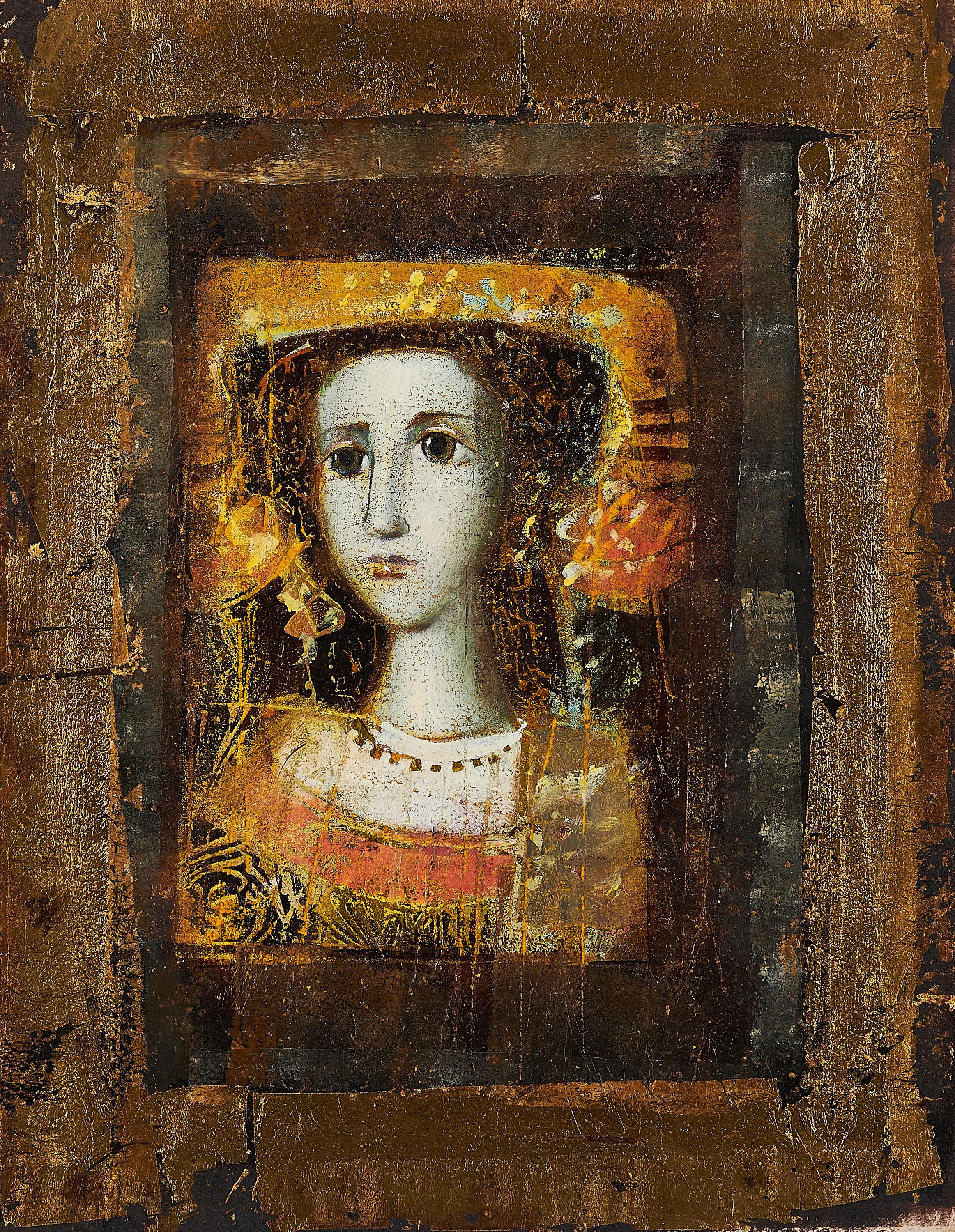 Mersad Berber - Ohne Titel (Frauenporträt).