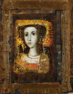 Mersad Berber - Ohne Titel (Frauenporträt).