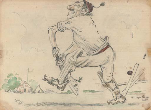 Mervyn Peake - BOWLED!!