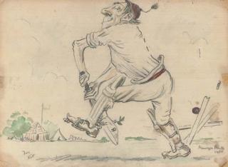 Mervyn Peake - BOWLED!!