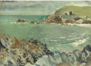 Mervyn Peake - Coastal Bay, Sark