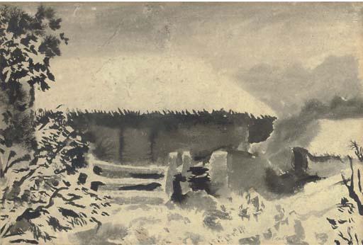 Mervyn Peake - Gate To A Field