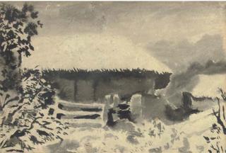 Mervyn Peake - Gate To A Field