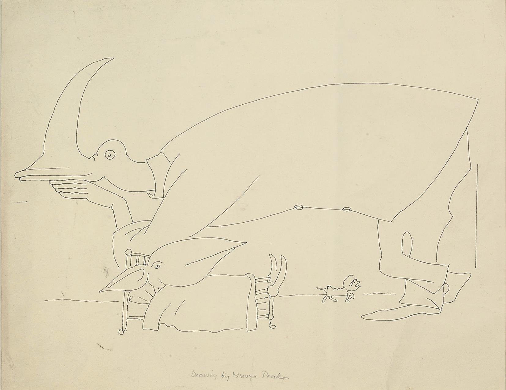 Mervyn Peake - Mystical beings