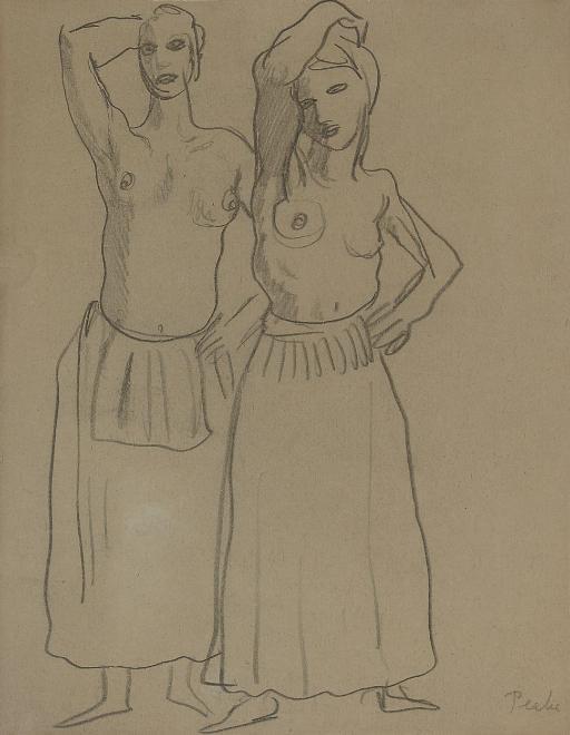 Mervyn Peake - Two Figures