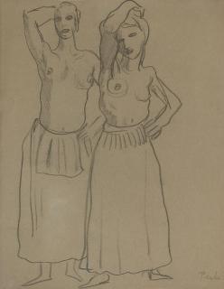 Mervyn Peake - Two Figures