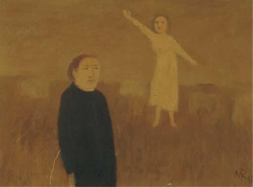 Metten Koornstra - Landscape with figures