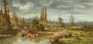 Meyer Straus - Marin County Landscape: Russian River Scene