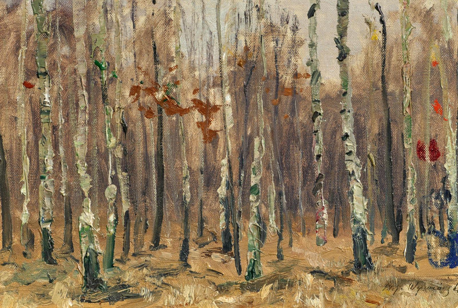 Miachael Gorstkin-Wywiorski - Birkenwald.