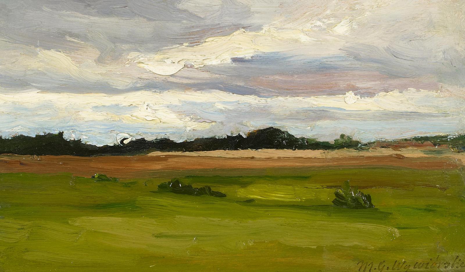 Miachael Gorstkin-Wywiorski - Feldstudie mit bewegten Wolken