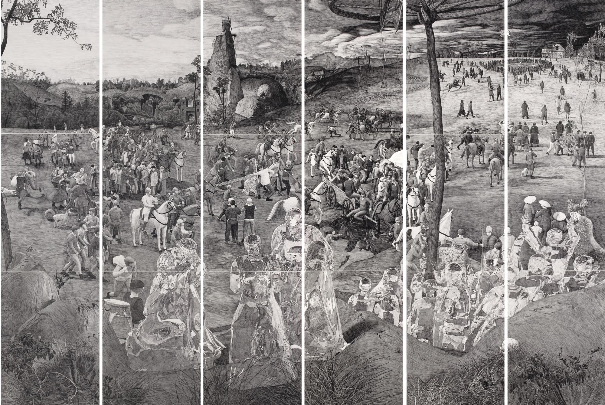 Miao Xiaochun - Carrying The Cross (Set Of Eighteen)