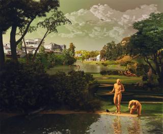 Miao Xiaochun - Landscape with Diogenes (Aus: H2O).