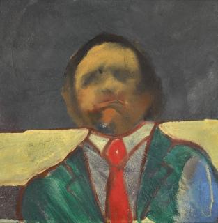 Michael Andrews - Portrait Of Victor Willing At The Seaside