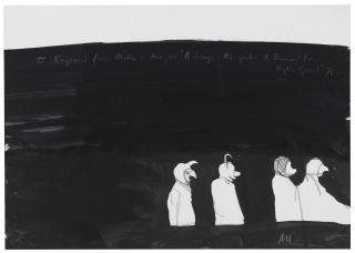 Michael Andrews - Sketches Relating To \'A Design: The Garden At Drummond From Higher Ground\'