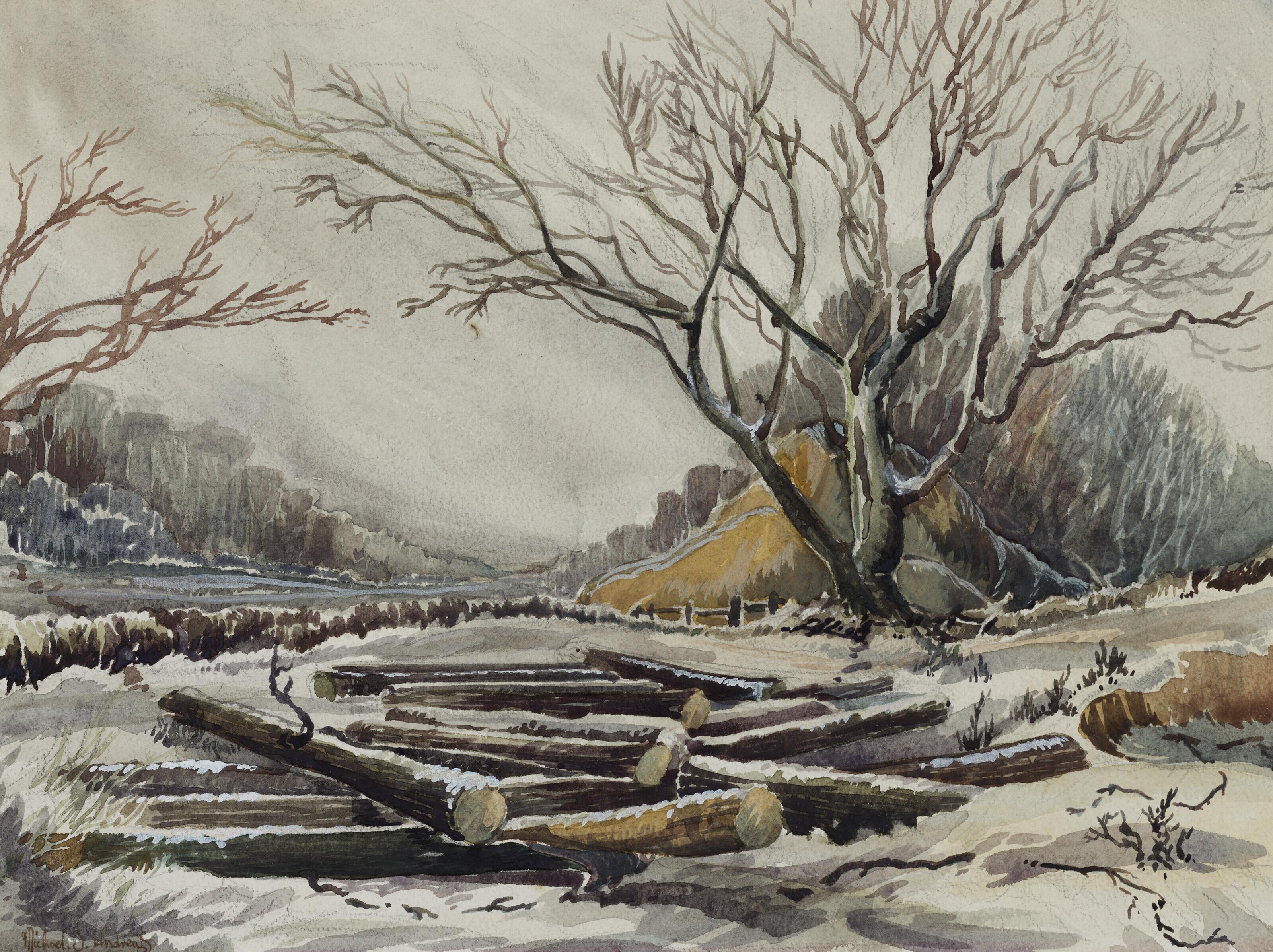 Michael Andrews - Winter landscape