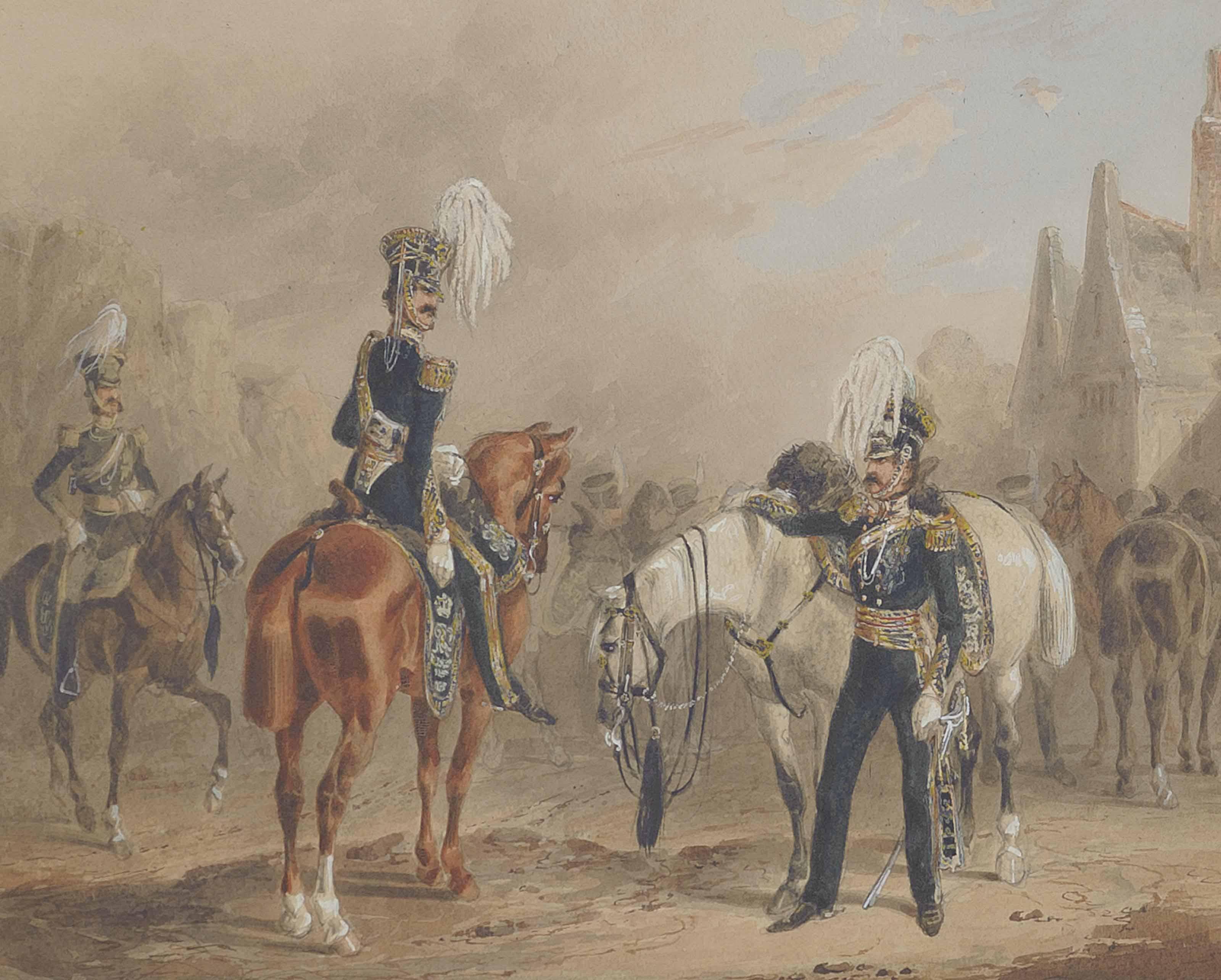 Michael Angelo Hayes, R.H.A., A.N.W.S. - The 13th Light Dragoons: Review order