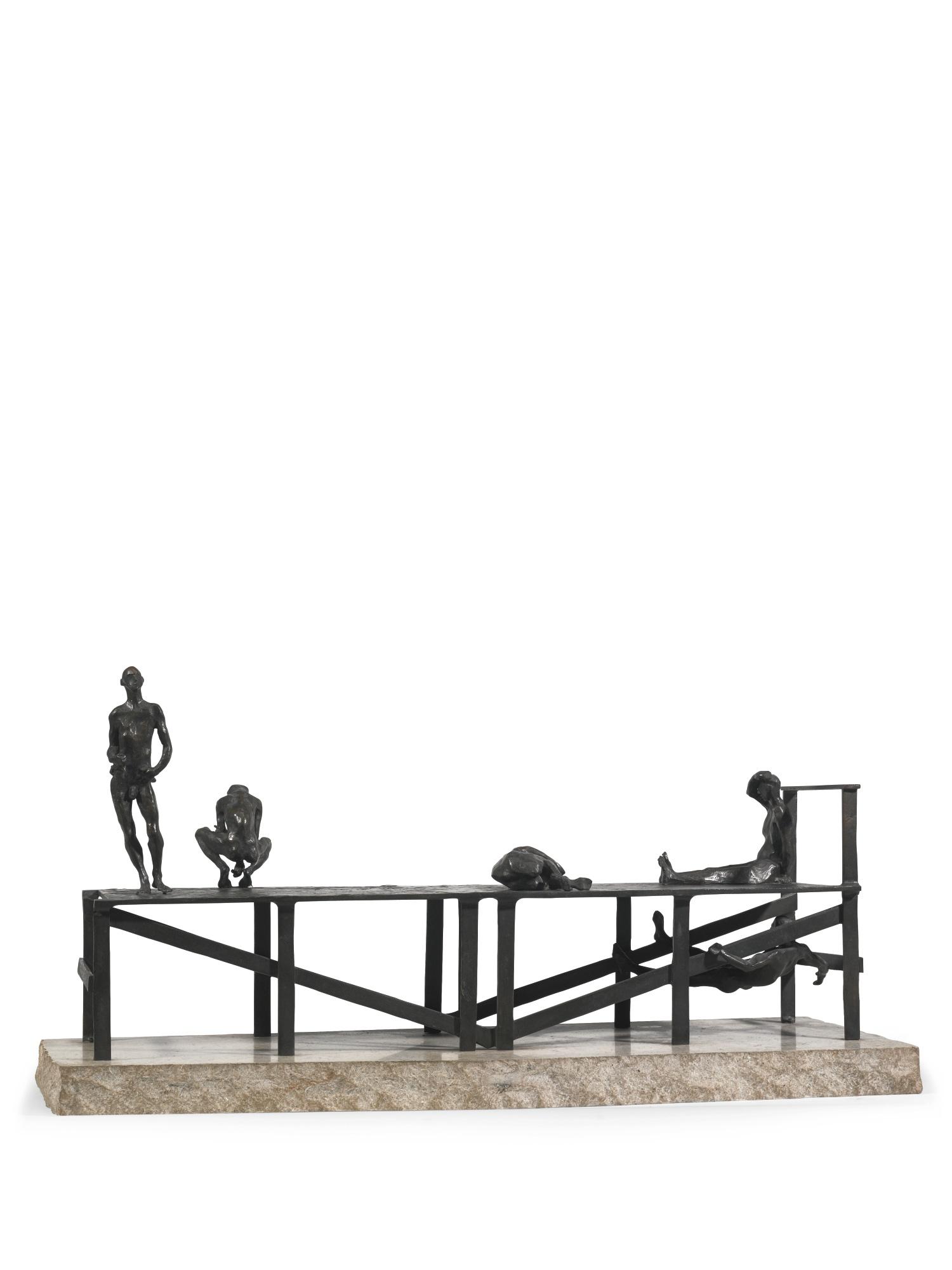 Michael Ayrton - Figures On A Jetty