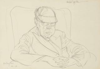 Michael Ayrton - Portrait Of Wyndham Lewis