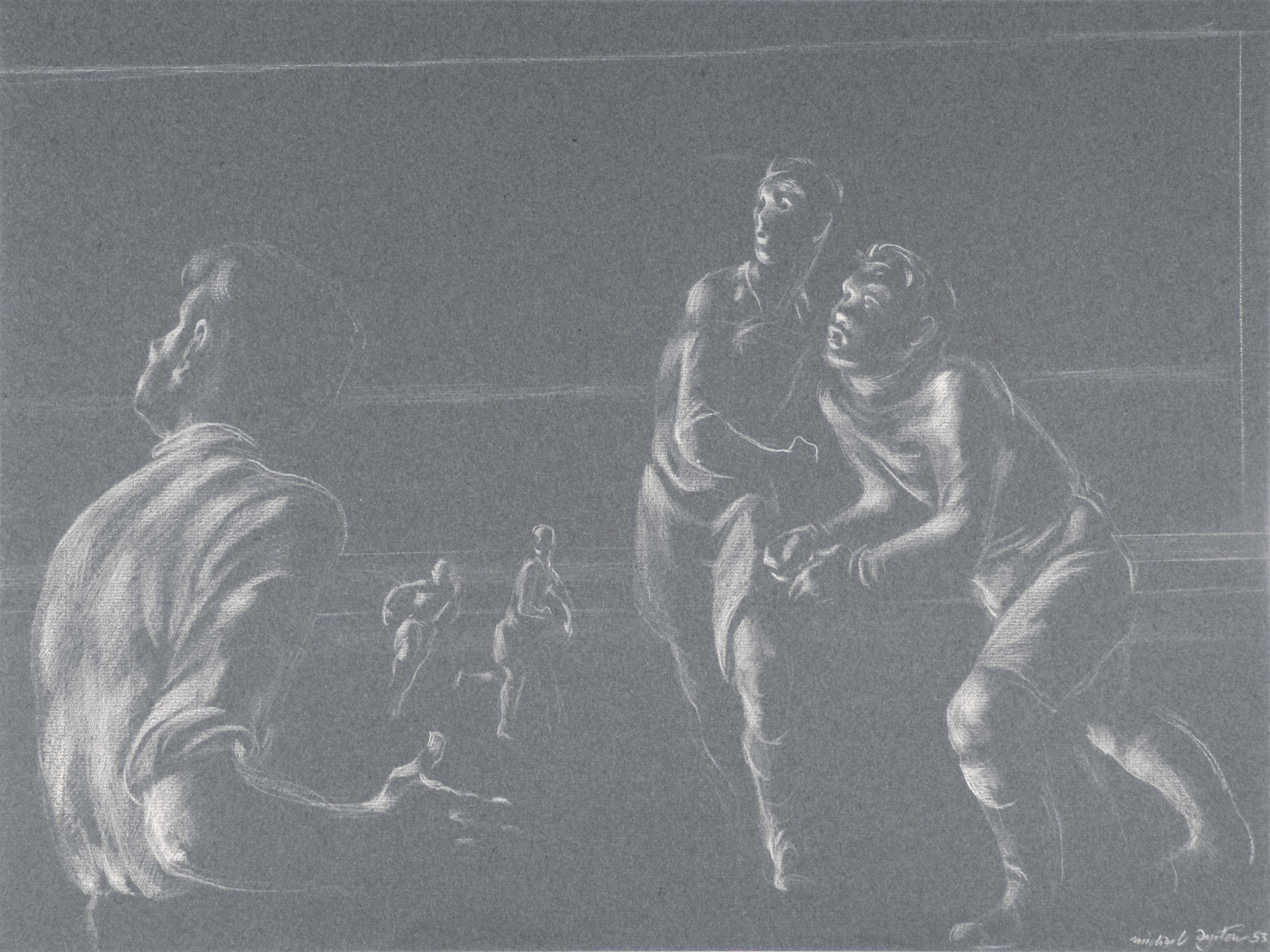 Michael Ayrton - Study For Arsenal v Aston Villa, 1953