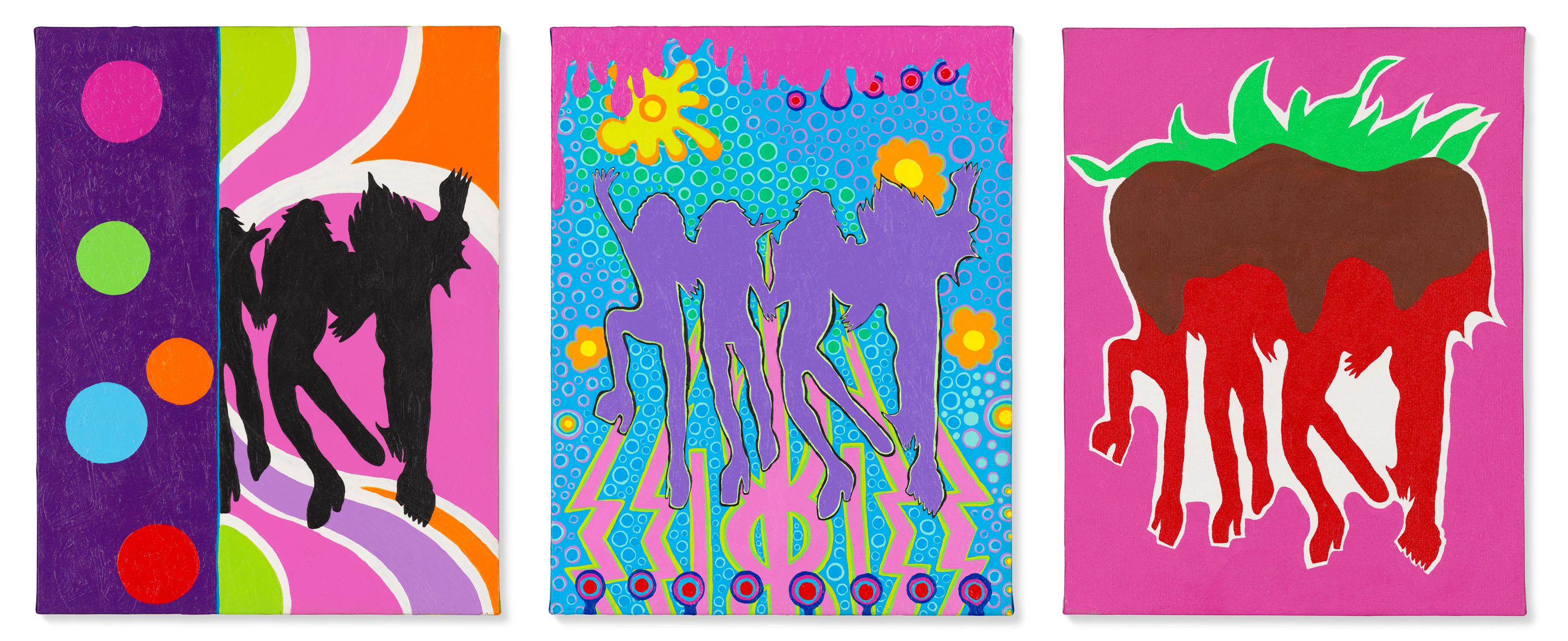 Michael Bevilacqua - (i) Cyclone (Coney Island) (ii) Bubblegum Factory: Violetta (iii) Strawberry Chocolate Kiss