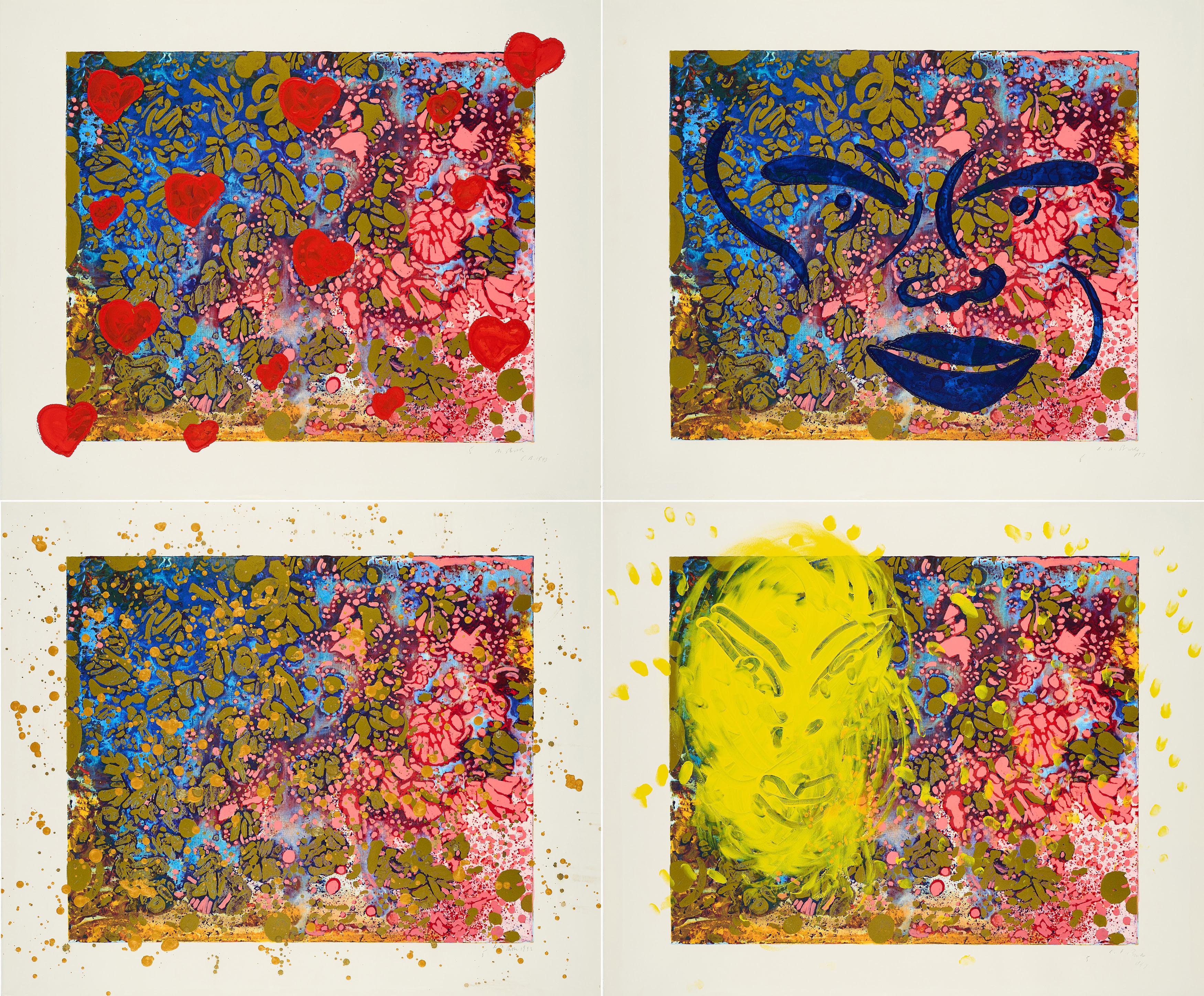 Michael Buthe - Gartenblüten I-IV.