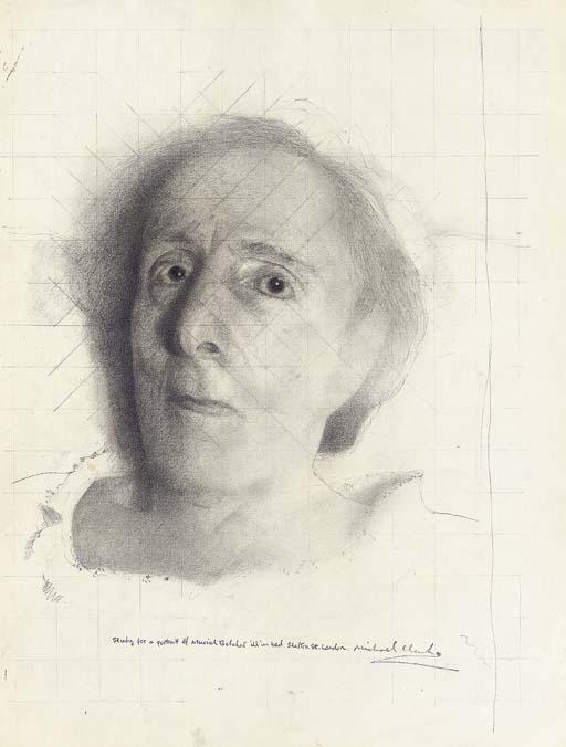 Michael Clark - Study for a Portrait of Muriel Belcher ill in bed