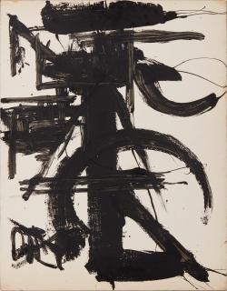 Michael (Corinne) West - Untitled (Black And White Abstract)