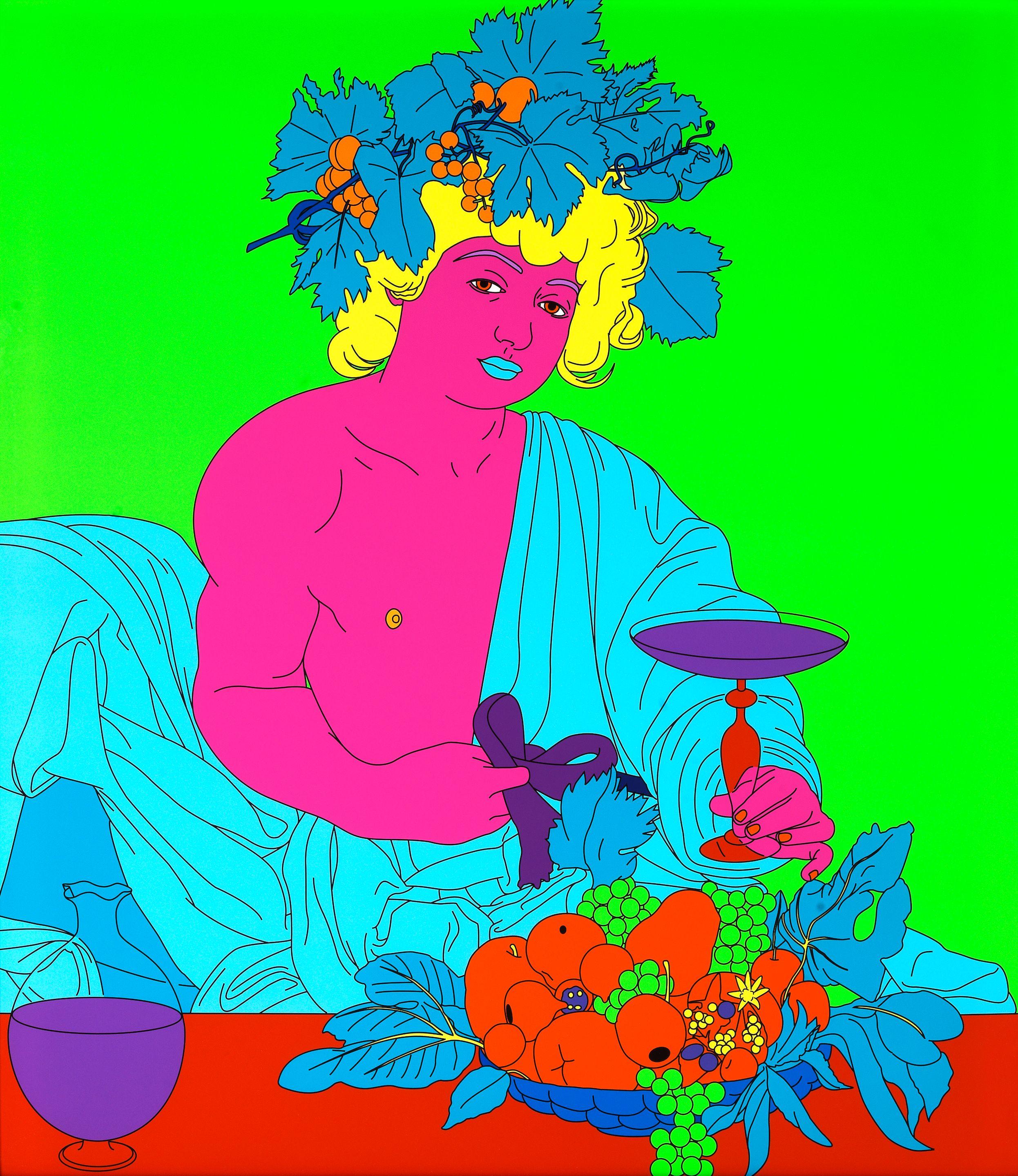 Michael Craig-Martin R.A. - Caravaggio (green)