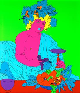 Michael Craig-Martin R.A. - Caravaggio (green)