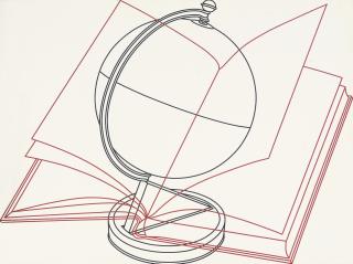 Michael Craig-Martin, R.A. - Globe and Book