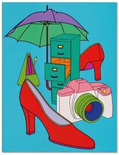 Michael Craig-Martin, R.A. - With Red Shoes
