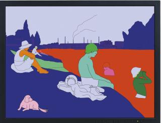 Michael Craig-Martin - Deconstructing Seurat