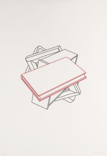 Michael Craig-Martin - Order Of Appearance: Book; Cassette; Canvas And Drawer