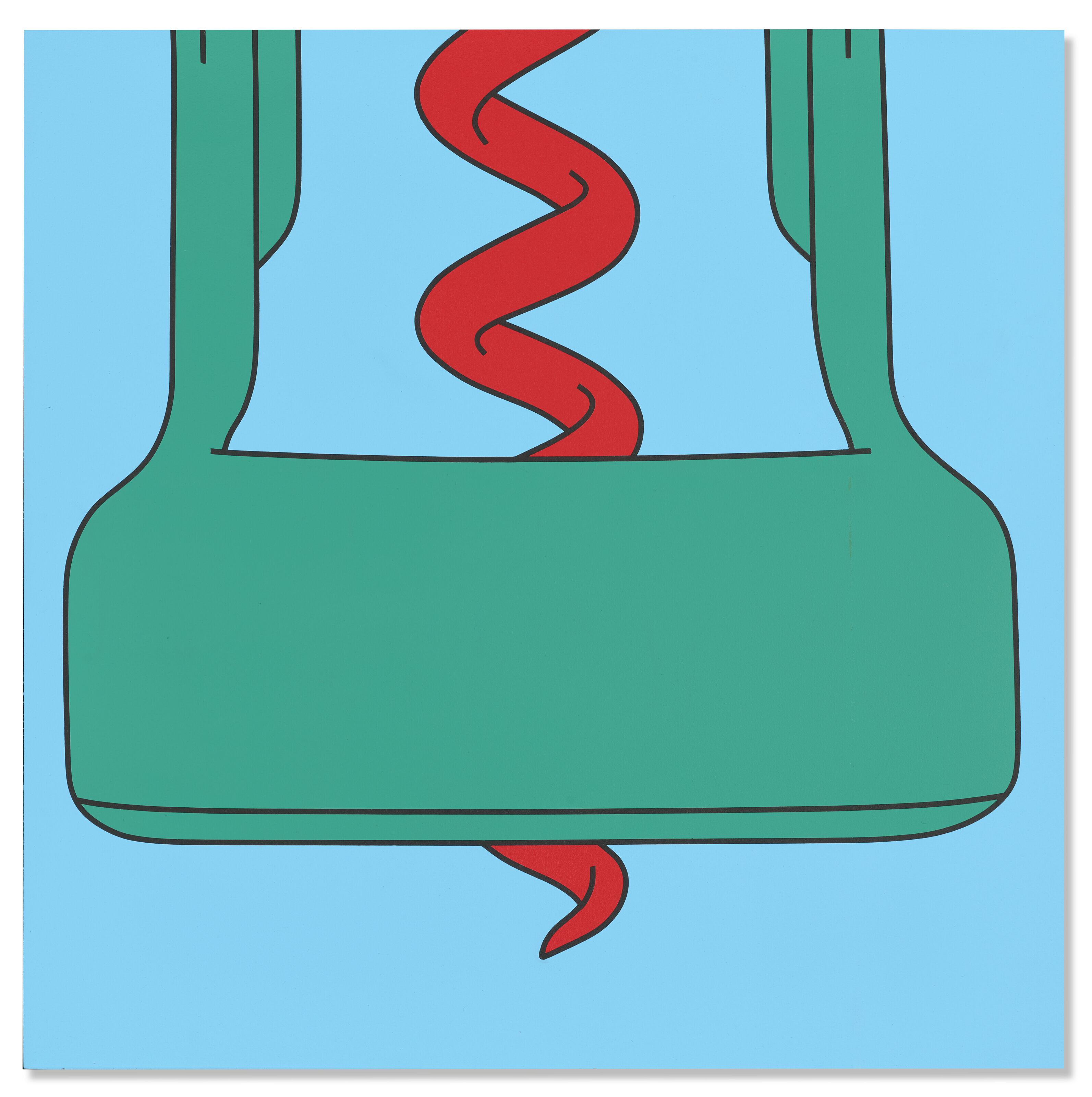 Michael Craig-Martin - Untitled (Corkscrew Fragment)