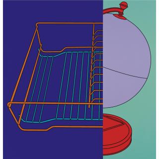 Michael Craig-Martin - Untitled (Drainer/Globe)