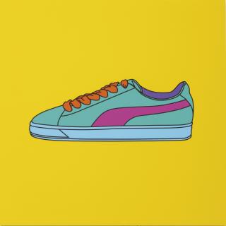 Michael Craig-Martin - Untitled (yellow trainer)