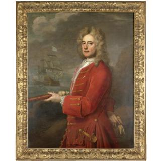 Michael Dahl - Portrait Of Admiral Sir James Wishart (1650-1723)